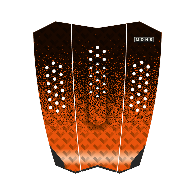 MDNS SURF - Pads - Tractions Pad Triple - Grad Orange/Black - 3 Pieces