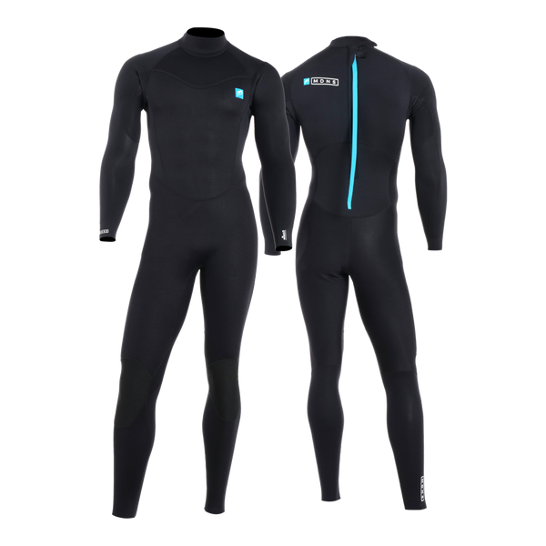 MDNS SURF - Men's Wetsuits - Pioneer CR-Foam - 4/3 Back Zip Steamer - Black/Teal