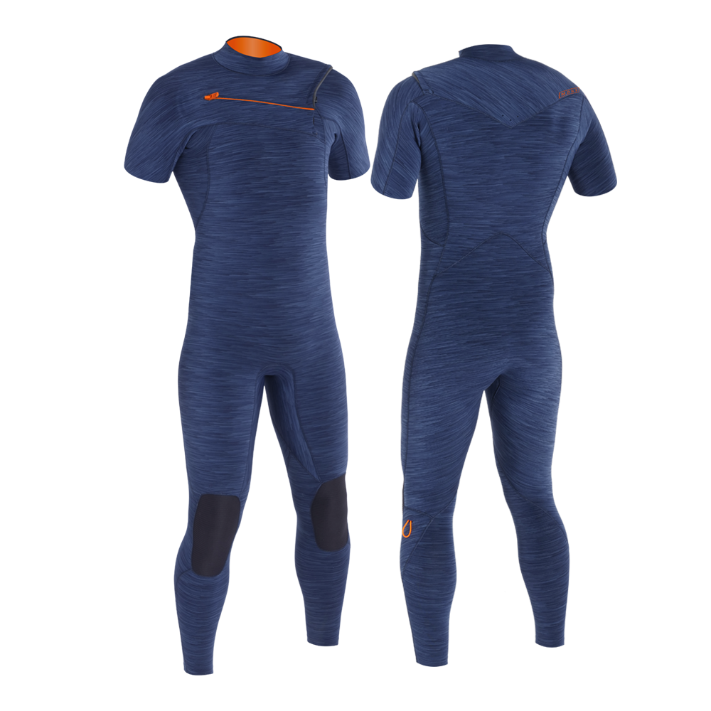 2/2mm ChestZip Shortsleeves Men GBS Steamer - Superstretch